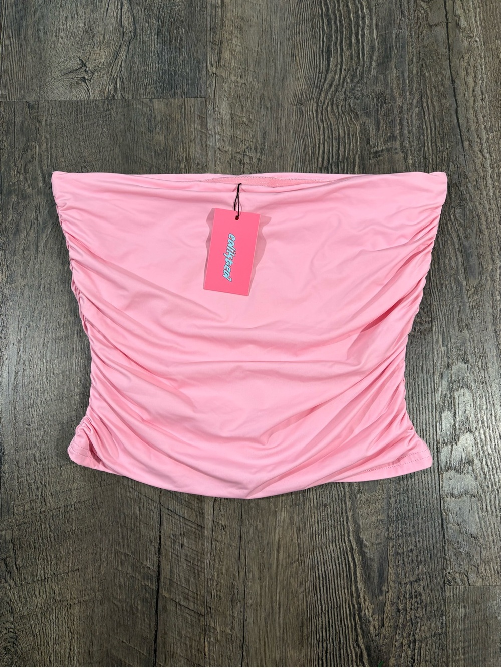 NEW | EDIKTED Ruched Pink Sleeveless Top